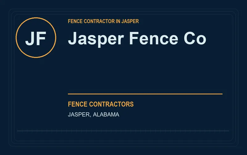 Jasper Fence Co in Jasper, Alabama