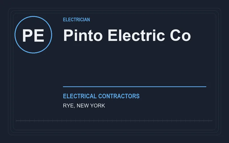 Pinto Electric Co in Rye, New York