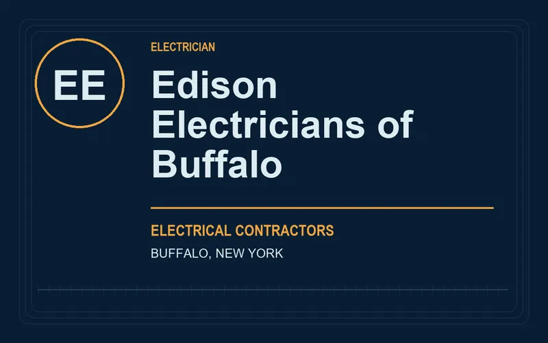 Edison Electricians of Buffalo in Buffalo, New York
