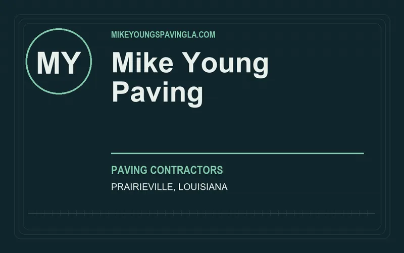 Mike Young Paving in Prairieville, Louisiana