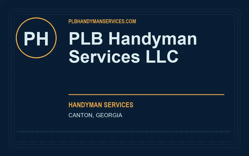 PLB Handyman Services LLC in Canton, Georgia