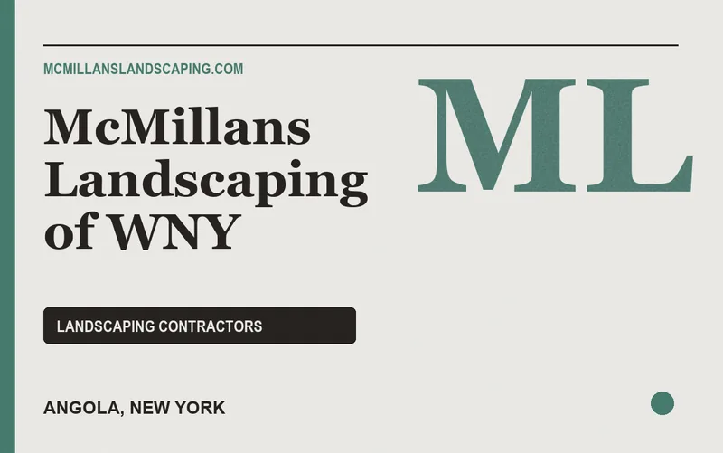 McMillans Landscaping of WNY in Angola, New York