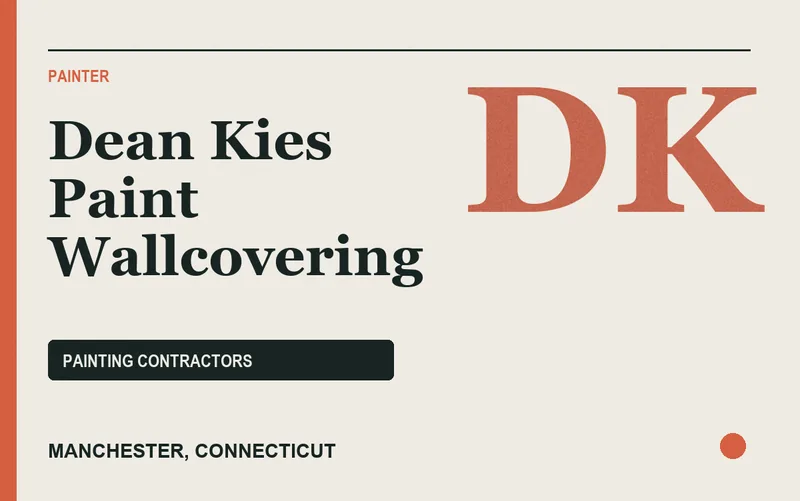 Dean Kies Paint Wallcovering in Manchester, Connecticut