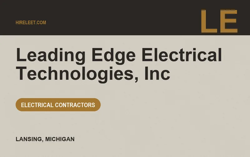 Leading Edge Electrical Technologies, Inc in Lansing, Michigan