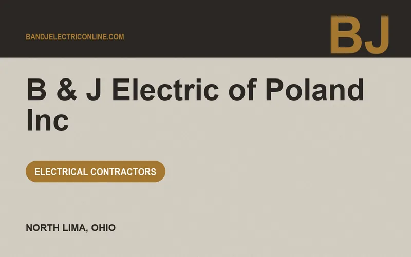 B & J Electric of Poland Inc in North Lima, Ohio