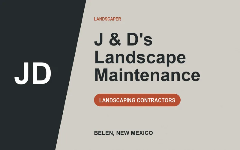 J & D's Landscape Maintenance in Belen, New Mexico