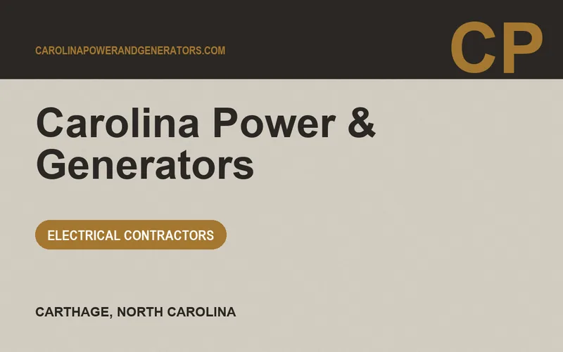 Carolina Power & Generators in Carthage, North Carolina