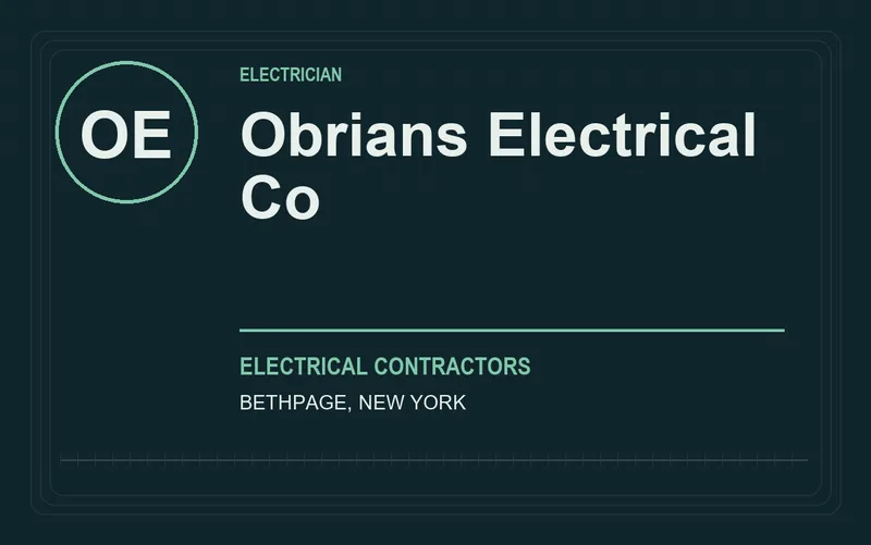 Obrians Electrical Co in Bethpage, New York