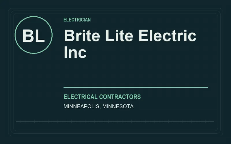 Brite Lite Electric Inc in Minneapolis, Minnesota