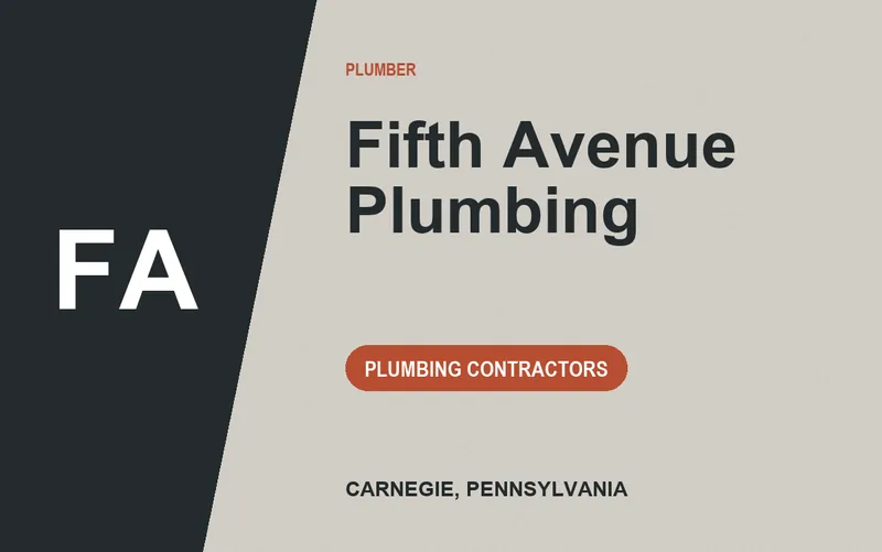 Fifth Avenue Plumbing in Carnegie, Pennsylvania