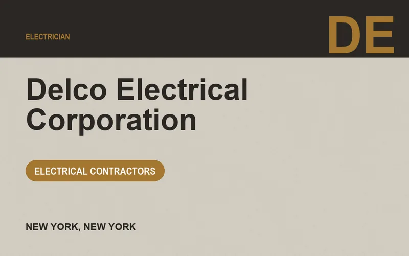 Delco Electrical Corporation in New York, New York