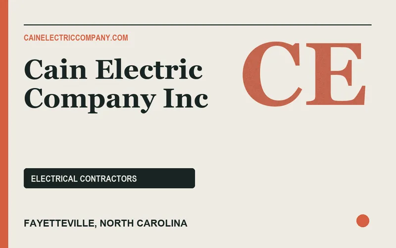 Cain Electric Company Inc in Fayetteville, North Carolina
