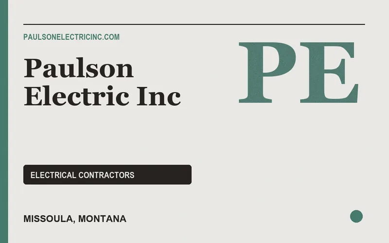 Paulson Electric Inc in Missoula, Montana