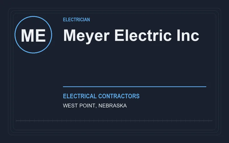 Meyer Electric Inc in West Point, Nebraska