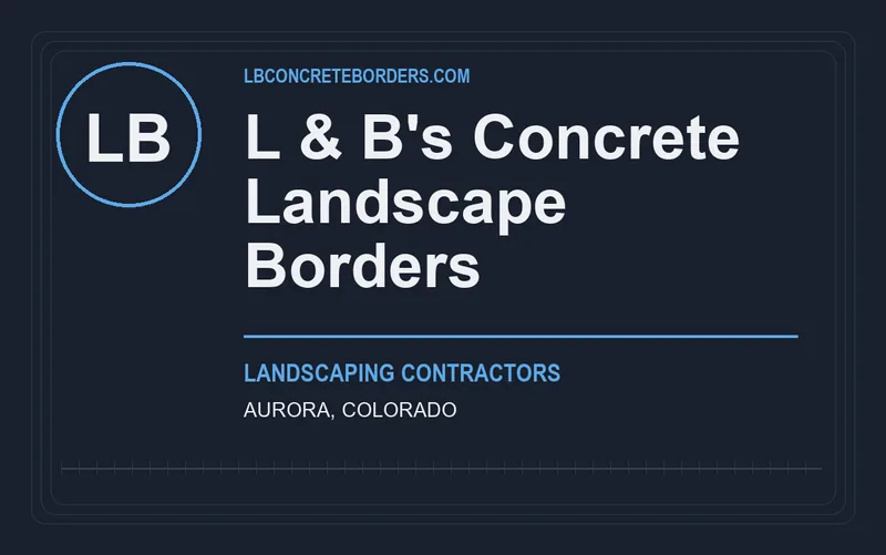 L & B's Concrete Landscape Borders in Aurora, Colorado