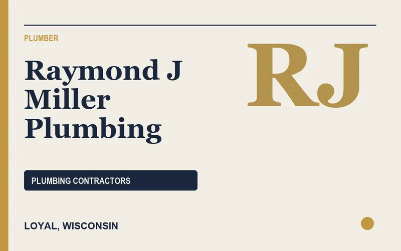 Raymond J Miller Plumbing in Loyal, Wisconsin