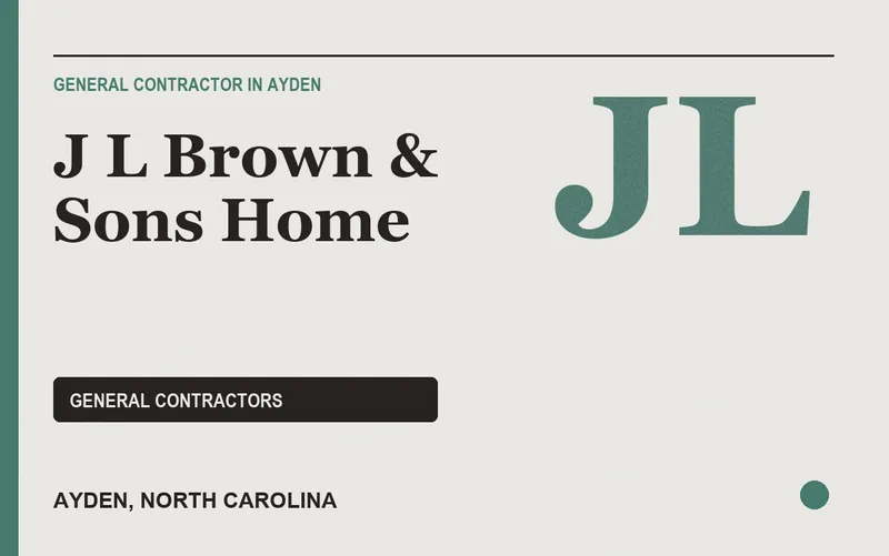 J L Brown & Sons Home in Ayden, North Carolina