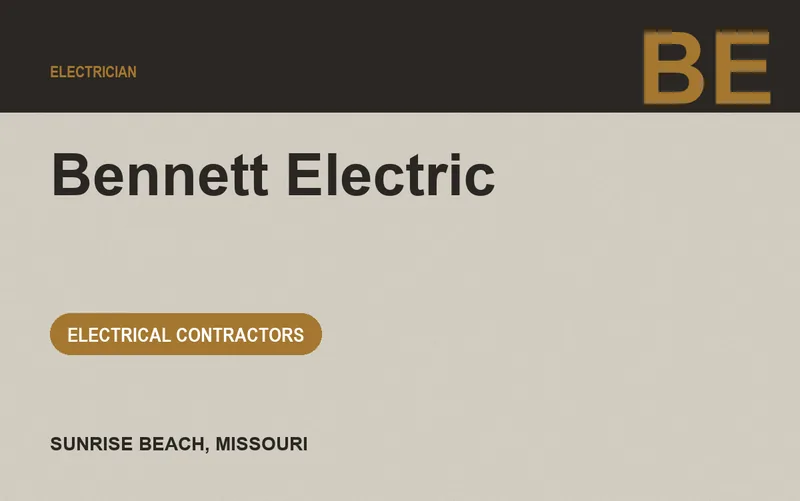 Bennett Electric in Sunrise Beach, Missouri