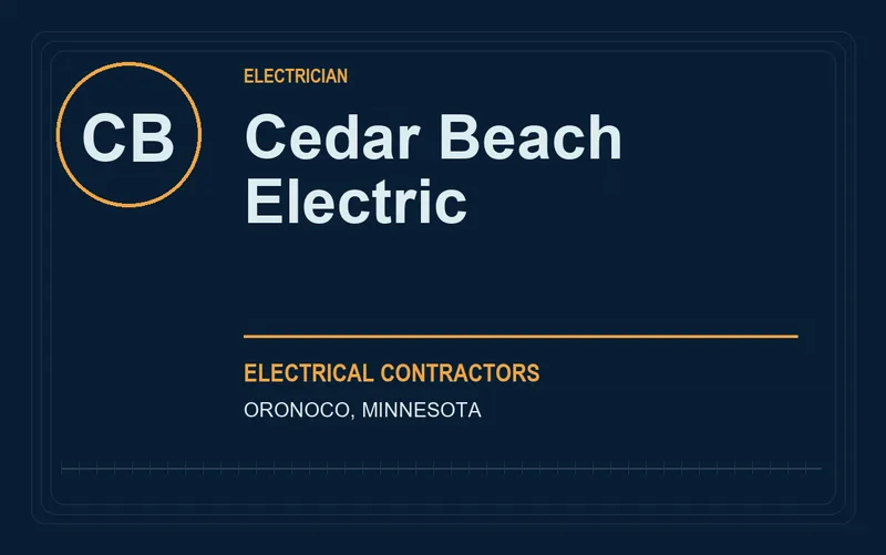 Cedar Beach Electric in Oronoco, Minnesota