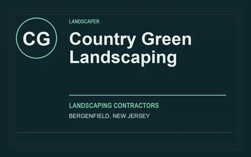 Country Green Landscaping in Bergenfield, New Jersey