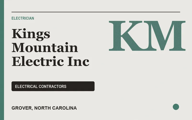 Kings Mountain Electric Inc in Grover, North Carolina