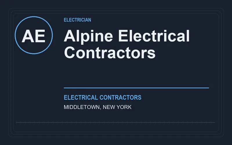 Alpine Electrical Contractors in Middletown, New York