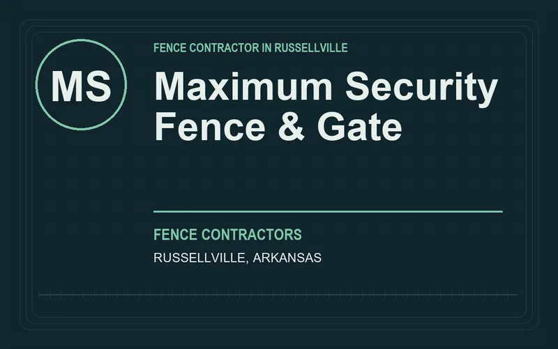Maximum Security Fence & Gate in Russellville, Arkansas