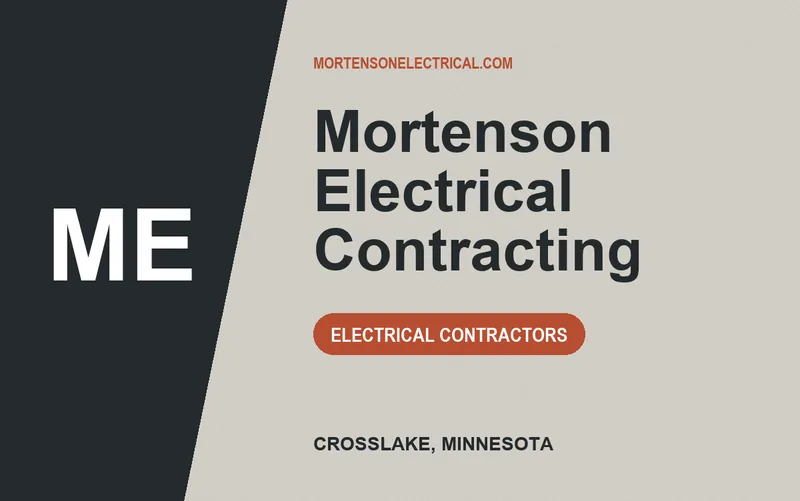 Mortenson Electrical Contracting in Crosslake, Minnesota