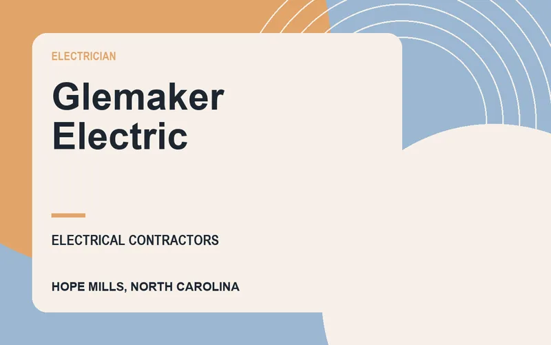 Glemaker Electric in Hope Mills, North Carolina