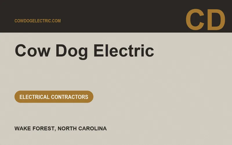 Cow Dog Electric in Wake Forest, North Carolina