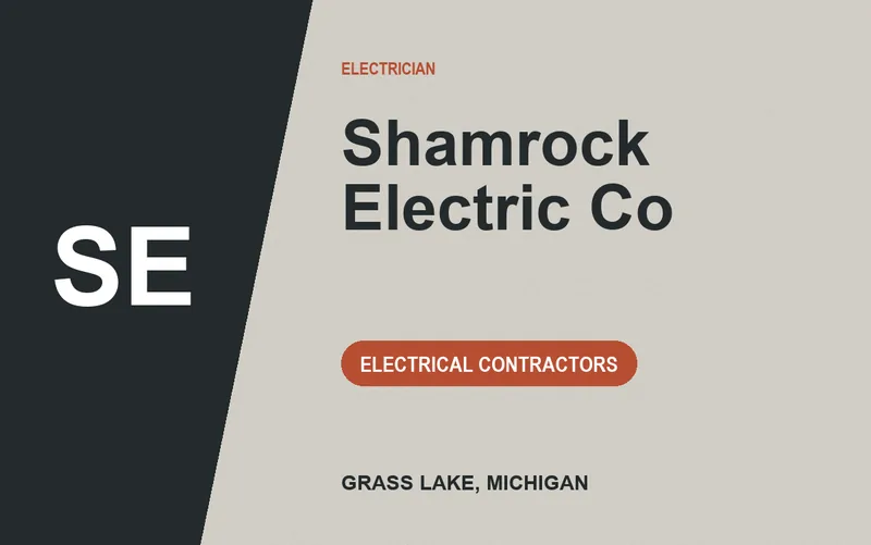 Shamrock Electric Co in Grass Lake, Michigan