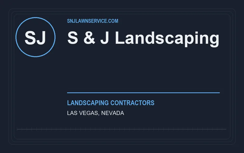 S & J Landscaping in Las Vegas, Nevada