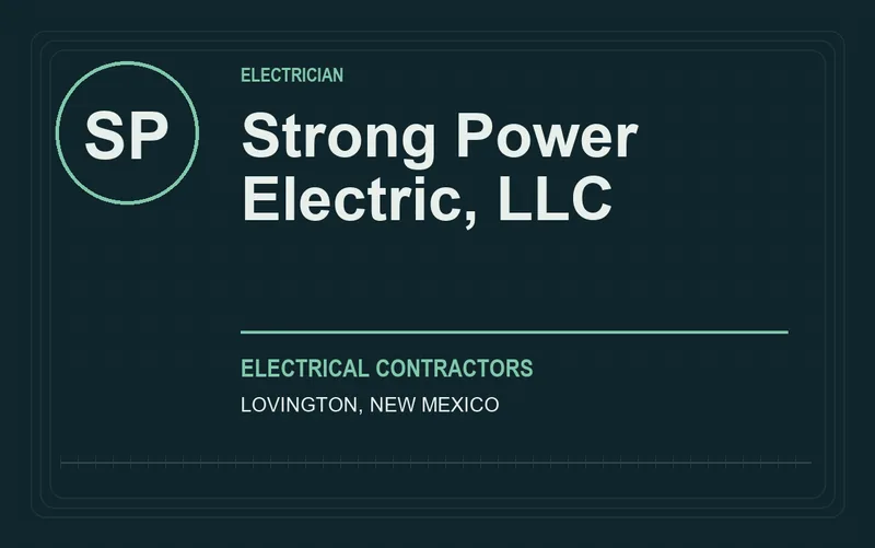 Strong Power Electric, LLC in Lovington, New Mexico