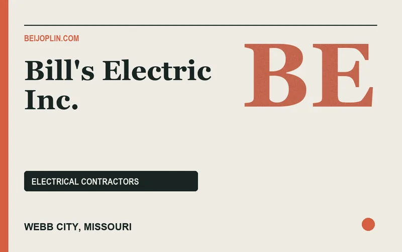 Bill's Electric Inc. in Webb City, Missouri