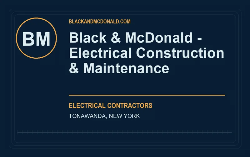Black & McDonald - Electrical Construction & Maintenance in Tonawanda, New York