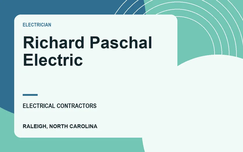 Richard Paschal Electric in Raleigh, North Carolina