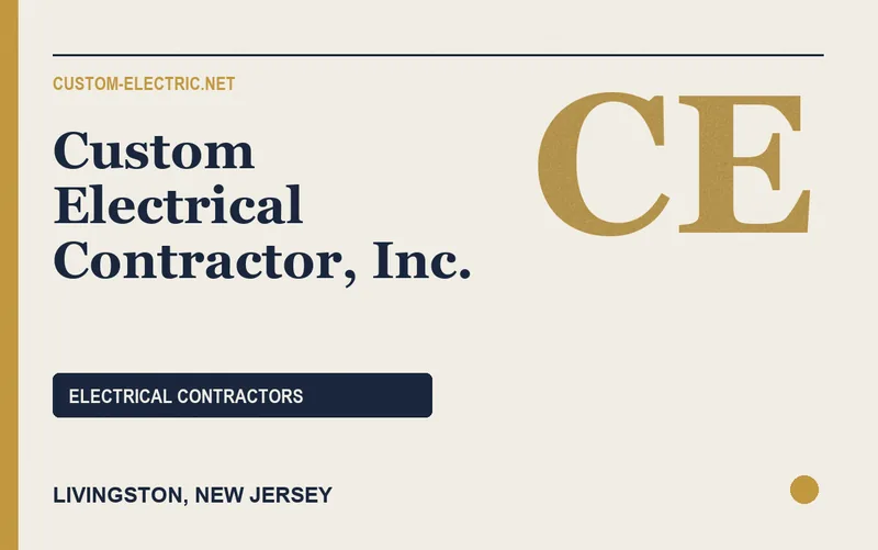 Custom Electrical Contractor, Inc. in Livingston, New Jersey