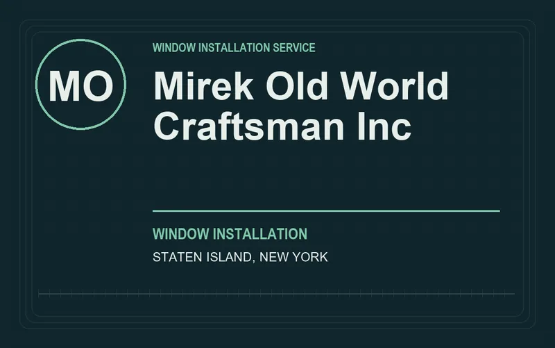 Mirek Old World Craftsman Inc in Staten Island, New York