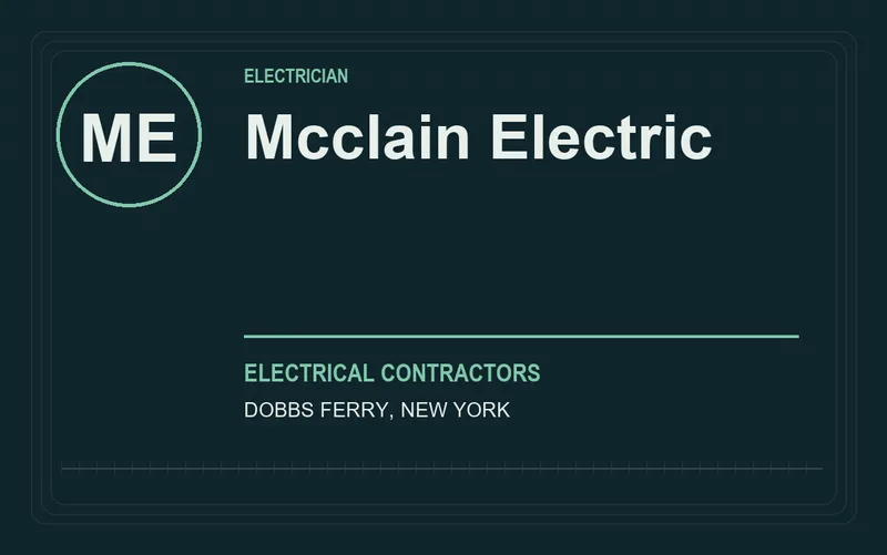 mcclain electric in Dobbs Ferry, New York