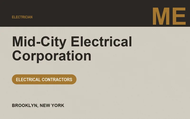 Mid-City Electrical Corporation in Brooklyn, New York