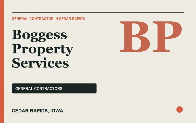 Boggess Property Services in Cedar Rapids, Iowa