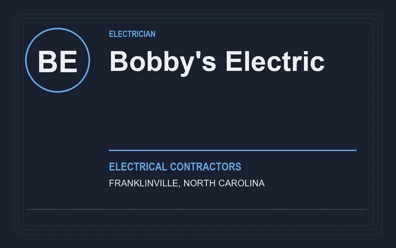 Bobby's Electric in Franklinville, North Carolina
