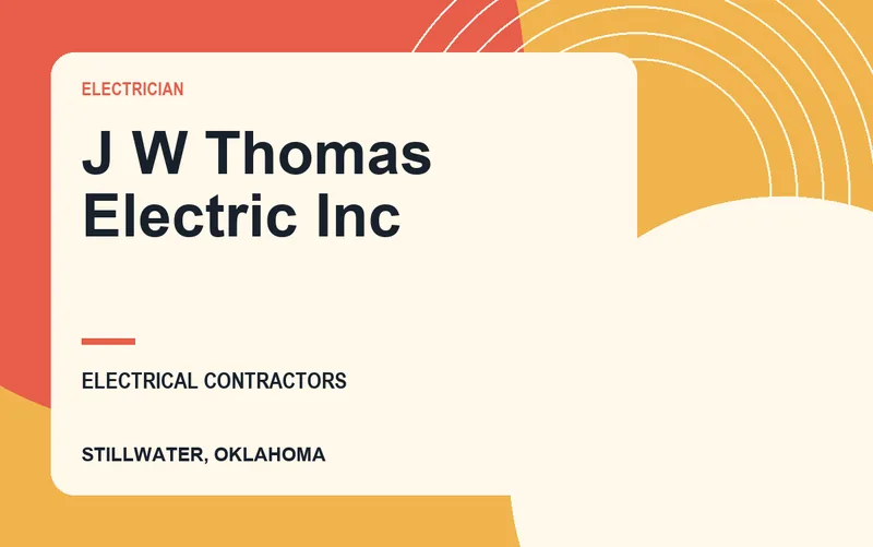J W Thomas Electric Inc in Stillwater, Oklahoma