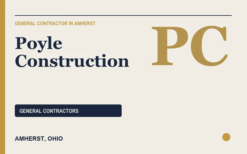 Poyle Construction in Amherst, Ohio