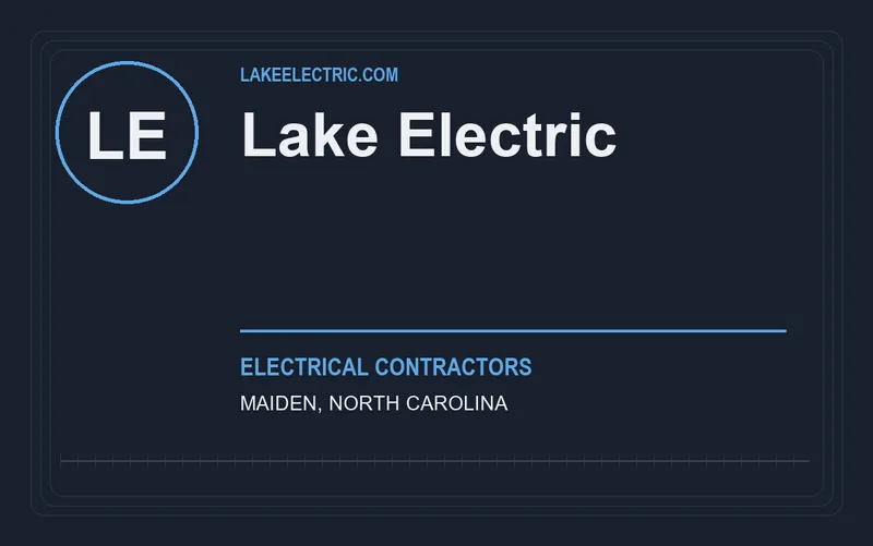 Lake Electric in Maiden, North Carolina