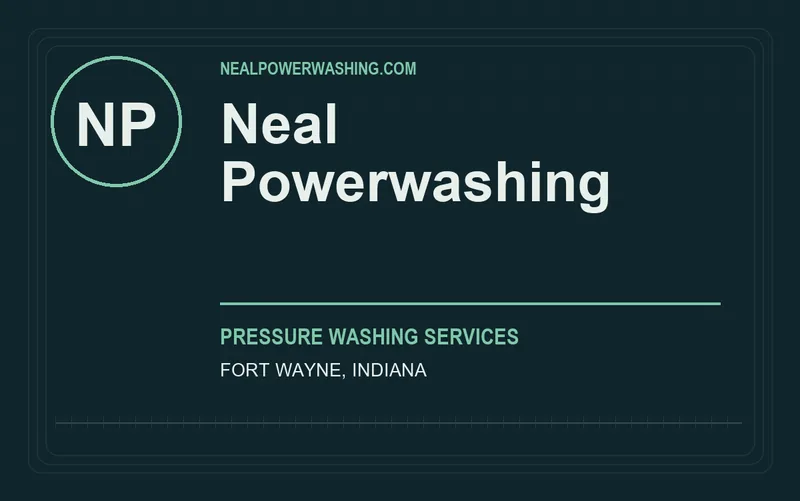 Neal Powerwashing in Fort Wayne, Indiana