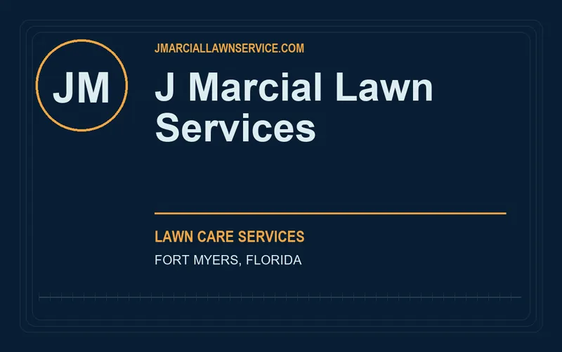 J Marcial Lawn Services in Fort Myers, Florida