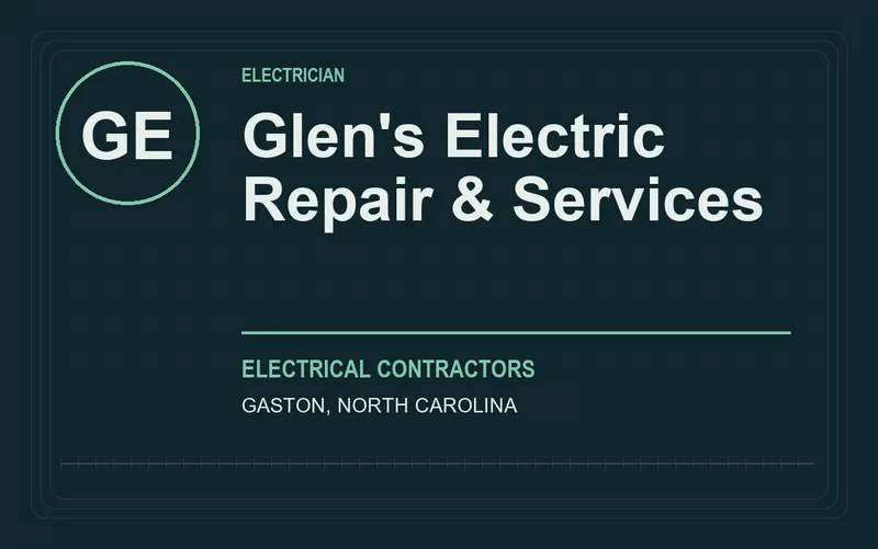 Glen's Electric Repair & Services in Gaston, North Carolina
