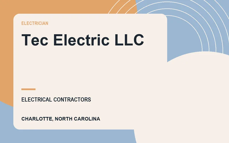 Tec Electric LLC in Charlotte, North Carolina