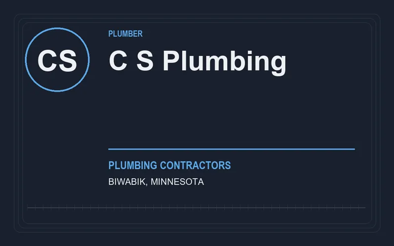 C S Plumbing in Biwabik, Minnesota